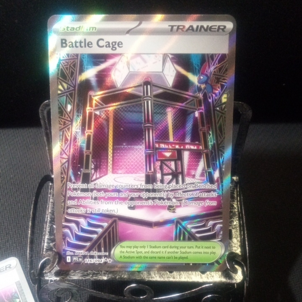✨ 2 Battle Cage Pokemon Trainer NM Cards Holo + Full Art Prismatic Evolutions ✨